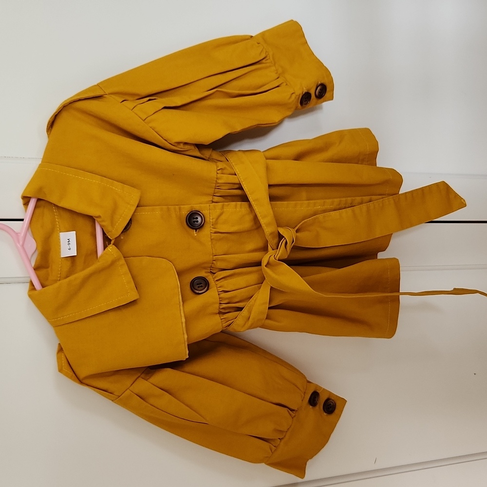 Little Girls Fall button-up jacket